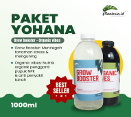 Paket Yohana Organic Vibes + Grow Booster 1 Liter 100% Organik